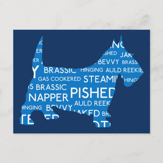 scottie Reekie Scotish Slang.pngはがき ポストカード (正面)