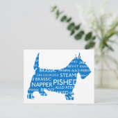 scottie Reekie Scotish Slang.png ポストカード (スタンド正面)