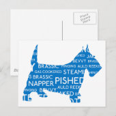 scottie Reekie Scotish Slang.png ポストカード (正面/裏面)