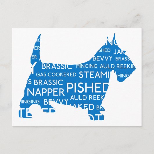 scottie Reekie Scotish Slang.png ポストカード (正面)