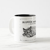 Scottie Sketch - セキュリティ? ツートーンマグカップ (正面左)