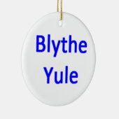 scottish blythe yule セラミックオーナメント (右)
