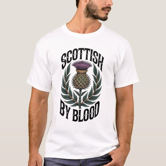 Scottish By Blood T-Shirt Tシャツ (正面)
