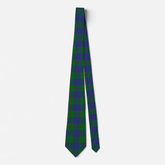 Scottish Clan Barclay Tartan Plaid ネクタイ (正面)