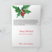 Scottish Clan Grant Urquhart Castle Christmas カード (内部)