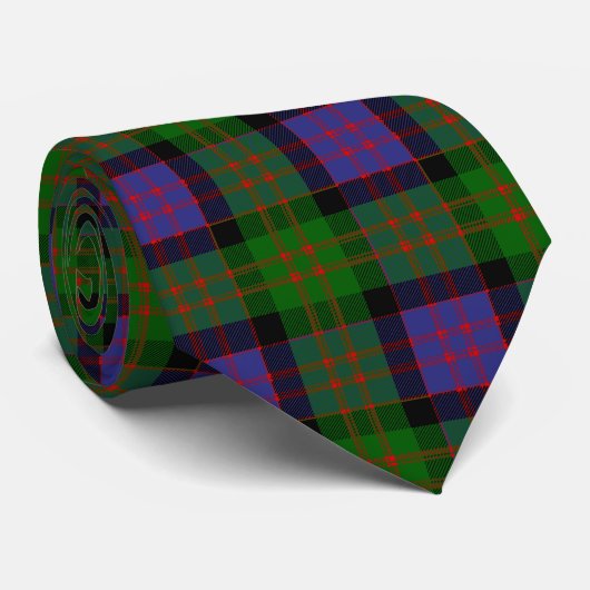 Scottish Clan MacDonald Tartan Plaid ネクタイ (ロール)