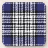 Scottish Clan Napier Tartan Plaid コースター (正面)