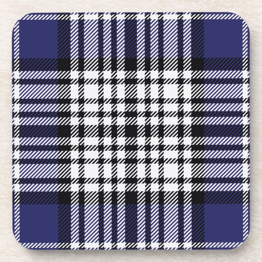 Scottish Clan Napier Tartan Plaid コースター (正面)