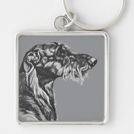 Scottish Deerhound キーホルダー