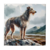Scottish Deerhound タイル (正面)