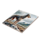 Scottish Deerhound タイル (側面)