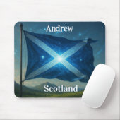 Scottish flag Mousepad マウスパッド (マウス)