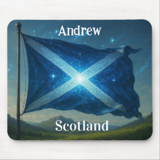 Scottish flag Mousepad マウスパッド