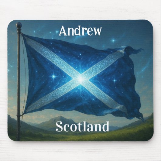 Scottish flag Mousepad マウスパッド (正面)