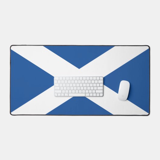 Scottish flag of Scotland custom desk mat デスクマット (キーボード&マウス)