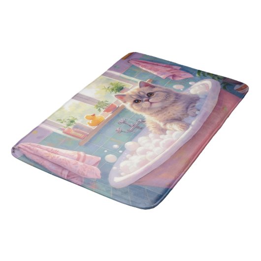 Scottish Fold Bath Decor バスマット (アングル)