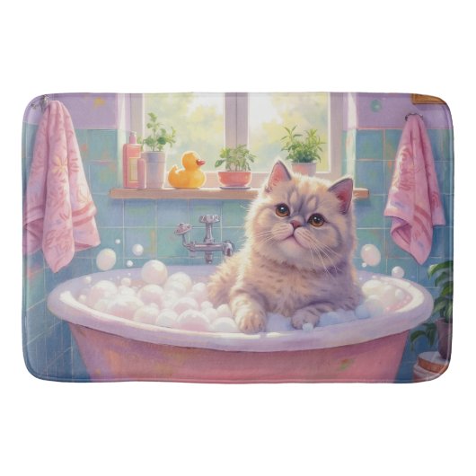 Scottish Fold Bath Decor バスマット (正面)