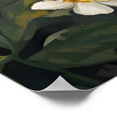 Scottish Fold In Bathtub Poster, Funny Cat Poster ポスター (角)