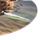 Scottish Highland Cow Bagpiper, カッティングボード (角)