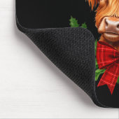 Scottish Highland Cow Christmas Funny Cow Lover Xm マウスパッド (コーナー)