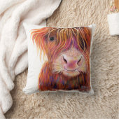 SCoTTiSH HigHLaND CoW 'THe KiD 2 'SHiRLeYMac クッション (ブランケット)