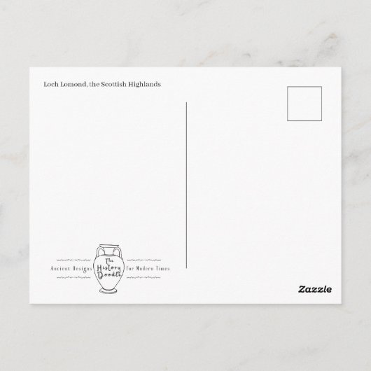 Scottish Highlands Postcard ポストカード (裏面)
