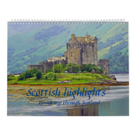 Scottish highlights round trip through Scotland カレンダー