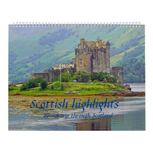 Scottish highlights round trip through Scotland カレンダー (カバー)