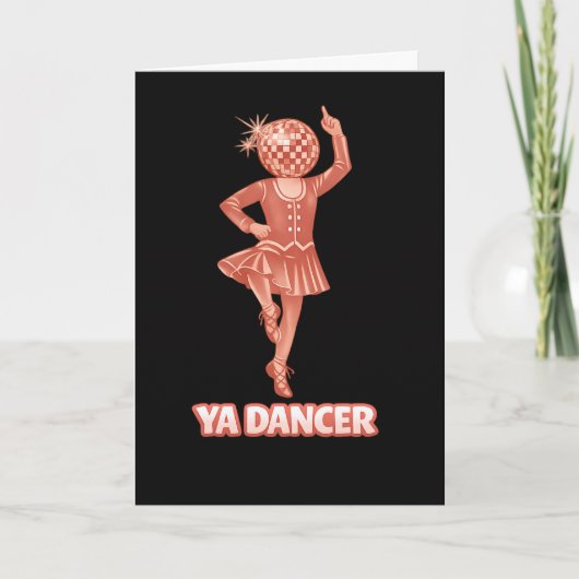 Scottish humour funny ya dancer Congratulations カード (正面)