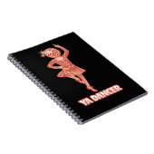 Scottish humour funny ya dancer Congratulations ノートブック (右側)