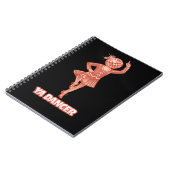 Scottish humour funny ya dancer Congratulations ノートブック (左側)