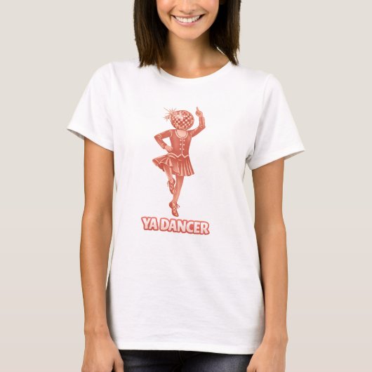 Scottish humour funny ya dancer mirror ball tシャツ (正面)