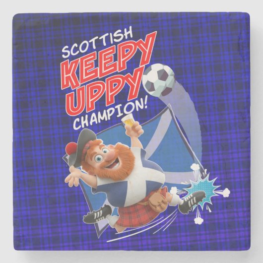 Scottish Keepy Uppy Champion ストーンコースター (正面)