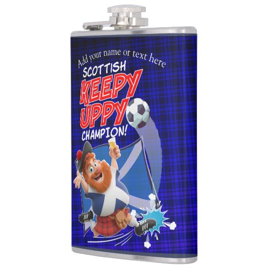 Scottish Keepy Uppy Champion フラスク (左)