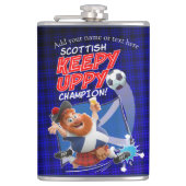 Scottish Keepy Uppy Champion フラスク (正面)