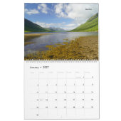 Scottish landscapes カレンダー (1月 2027)
