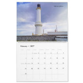 Scottish lighthouses カレンダー (2月 2027)