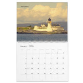 Scottish lighthouses カレンダー (1月 2026)