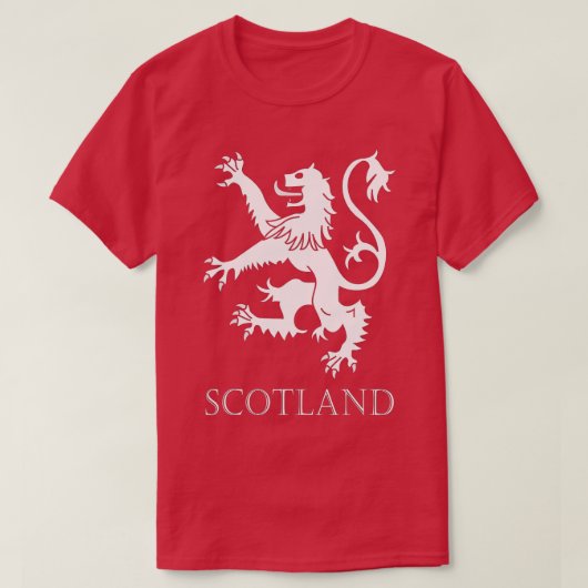 Scottish Lion Rampant  Scotland Coat Arms Gift Rug Tシャツ (デザイン正面)
