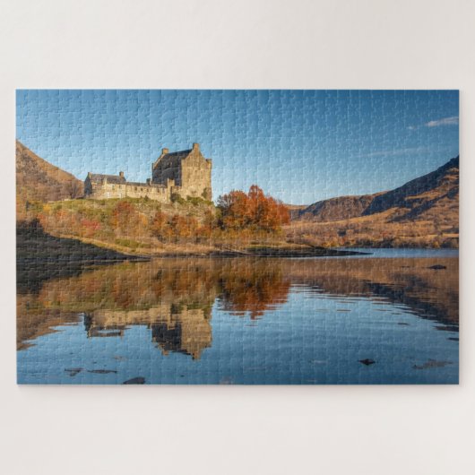 Scottish Loch Reflection Jigsaw Puzzle ジグソーパズル (横)