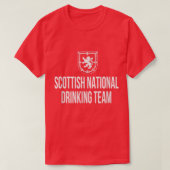 Scottish National Drinking Team National Pride Bee Tシャツ (デザイン正面)