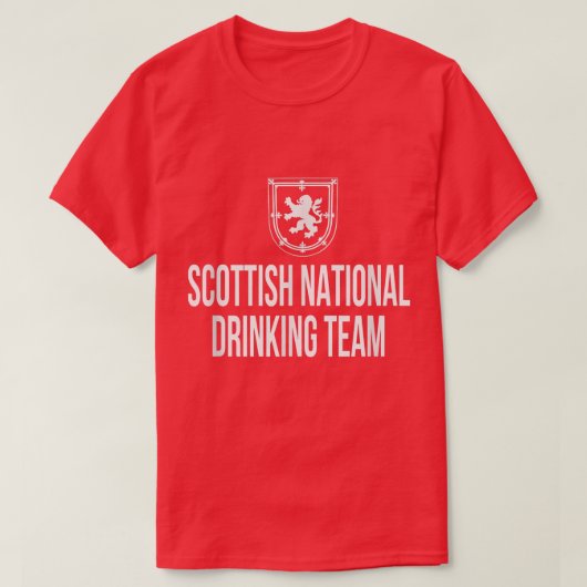 Scottish National Drinking Team National Pride Bee Tシャツ (デザイン正面)