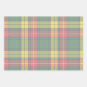 Scottish Plaid Patterns Wrapping Craft Paper ラッピングペーパーシート (正面3)