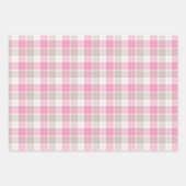 Scottish Plaid Patterns Wrapping Craft Paper ラッピングペーパーシート (正面2)