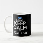 Scottish Roots Scotland Scots Can't Keep Calm Funn コーヒーマグカップ (左)
