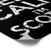 Scottish Roots Scotland Scots Can't Keep Calm Funn ポスター (角)