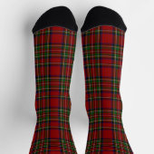Scottish Royal Stewart Tartan ソックス (上部)
