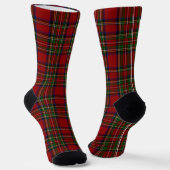 Scottish Royal Stewart Tartan ソックス (傾斜あり)