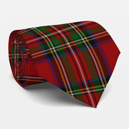 Scottish Royal Stewart Tartan ネクタイ (ロール)
