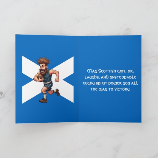 Scottish Rugby Pride カード (内部)